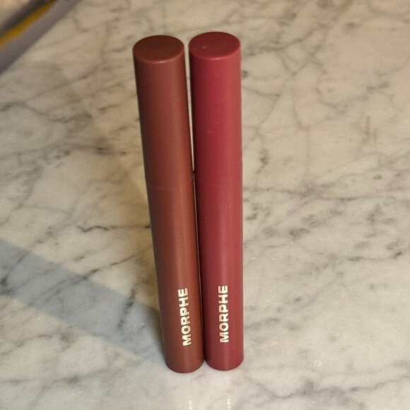 Morphe Lip Filter Hydroplump Soft Matte Lipstick Set | Whipped & Plush | NEW - Picture 1 of 7